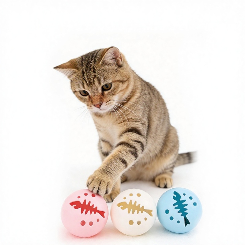 Wholesale Plastic Catnip Cat Toys Balls