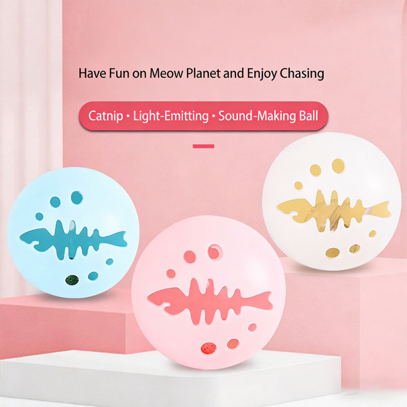 Wholesale Plastic Catnip Cat Toys Balls