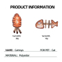 Manufacturer Wholesale New Insect Design Chew Clean Teeth Cat Sticks