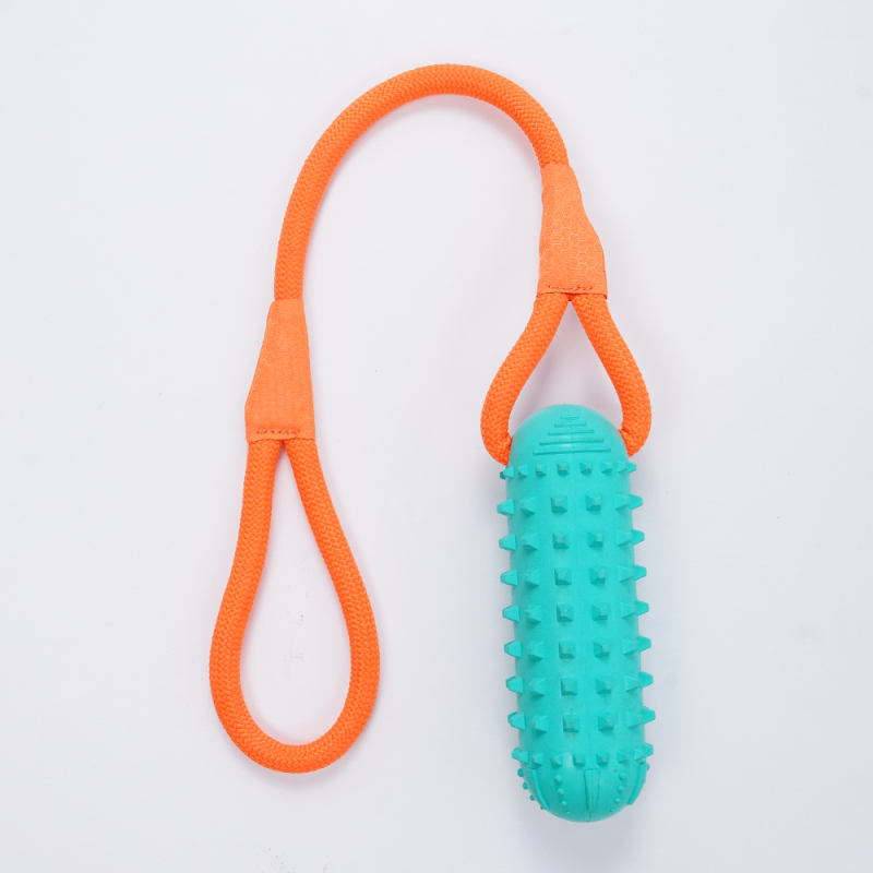 Wholesale Squeaky Chew Dog Rope Rubber Toy