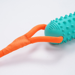 Wholesale Squeaky Chew Dog Rope Rubber Toy