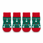 Wholesale Customized Christmas Non Slip Pet Dog Socks