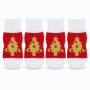 Wholesale Customized Christmas Non Slip Pet Dog Socks