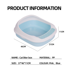 Wholesale Plastic Detachable Cat Litter Box with Scoop