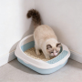 Wholesale Plastic Detachable Cat Litter Box with Scoop