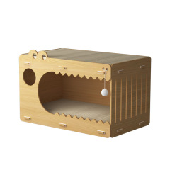 Wholesale Multi Shape Corrugated Paper Scratcher Cardboard Cat House