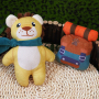 Manufacturer wholesale short plush squeaky bite resistant dog chewing toy set