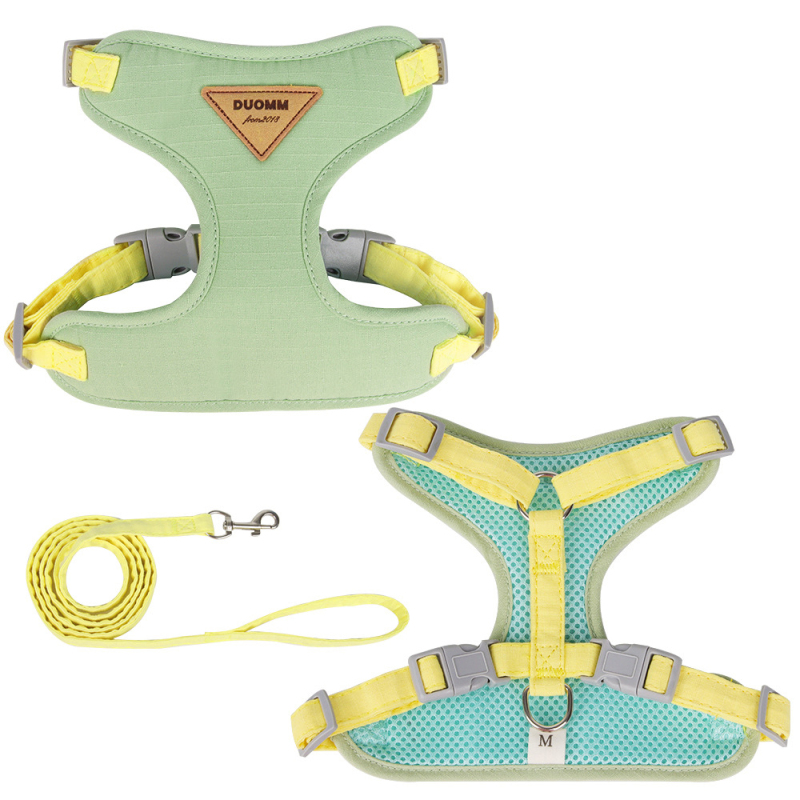 Wholesale Pet Product Supplier Breathable Mesh Leash Cat Harness Set