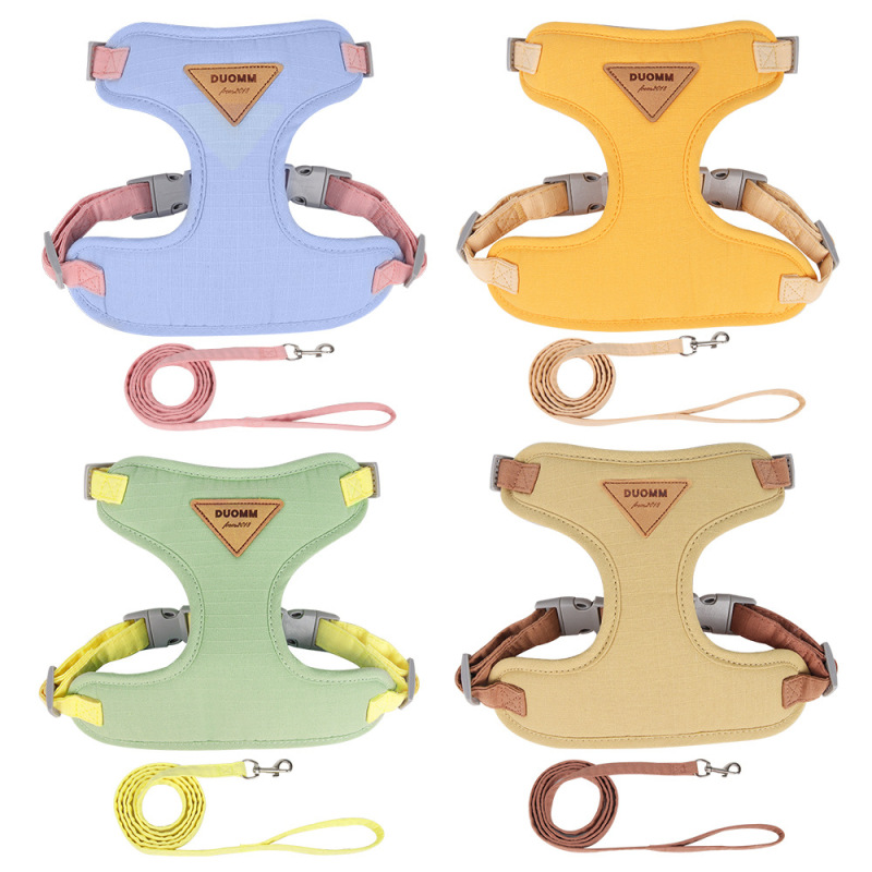 Wholesale Pet Product Supplier Breathable Mesh Leash Cat Harness Set