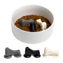Manufacturer wholesale bone shape slow feeder dog bowl accessories