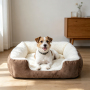 Manufacturer Wholesale Custom Logo Comfortable Cat Dog Bed Luxury