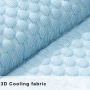 Manufacturer Wholesale Blue Green Breathable Pet Dog Cooling Mat