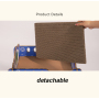Manufacturer wholesale detachable corrugated paper cat scratcher board bed