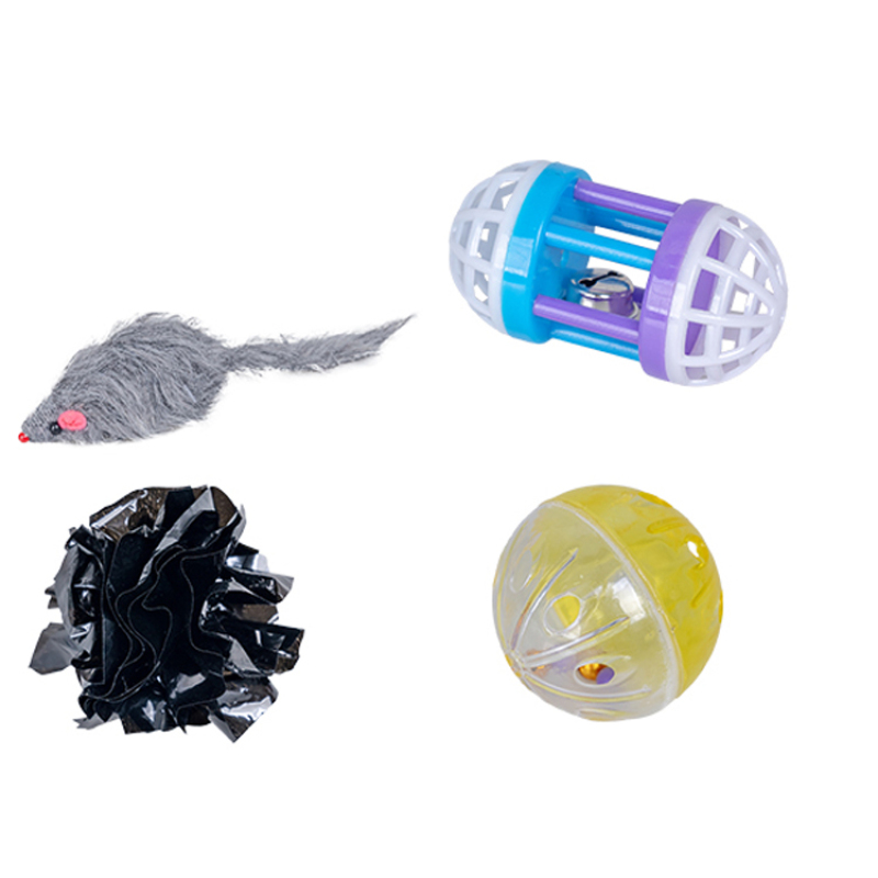 Manufacturer Wholesale Plush Mouse Ball Toy Set Cats Product