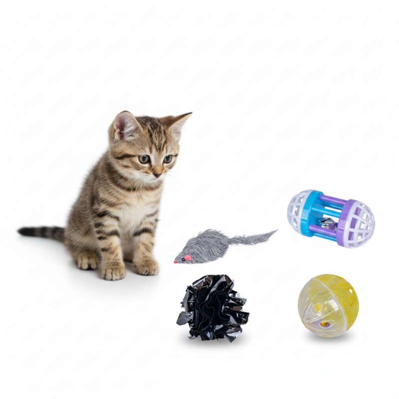 Manufacturer Wholesale Plush Mouse Ball Toy Set Cats Product