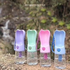 Manufacturer wholesale travel outdoor portable dog water bottle bone shape