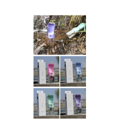 Manufacturer wholesale travel outdoor portable dog water bottle bone shape