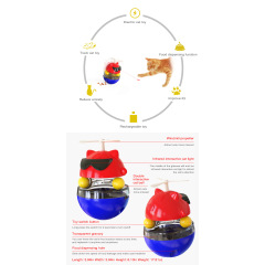Manufacturer wholesale multi-colors electric cat tumbler laser toy
