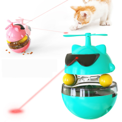 Manufacturer wholesale multi-colors electric cat tumbler laser toy