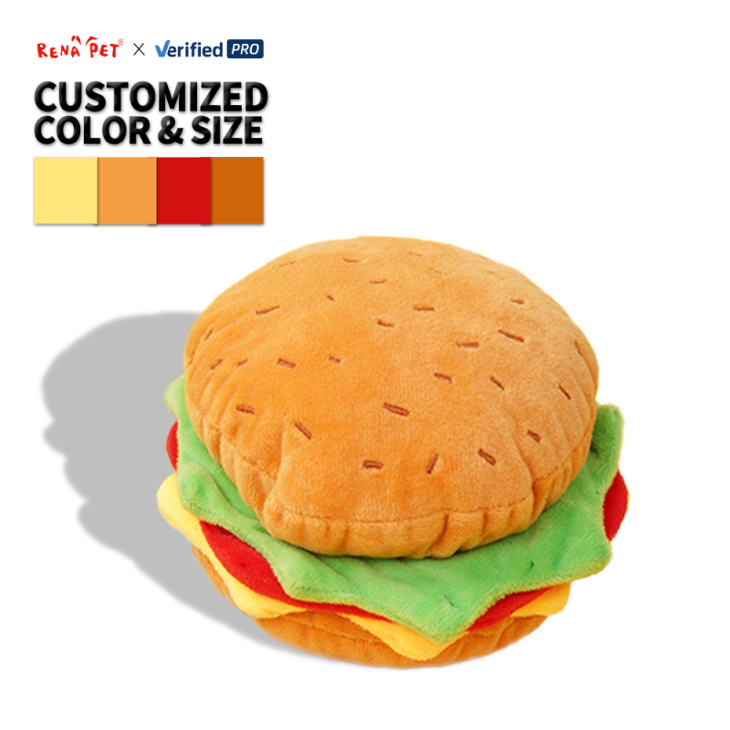 Manufacturer Wholesale Custom Logo Food Design Dog Plush Toys
