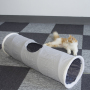 Grey color collapsible hot sale cat tunnel custom logo