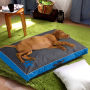 Manufacturer wholesale waterproof oxford cloth non slip bottom dog cushion bed