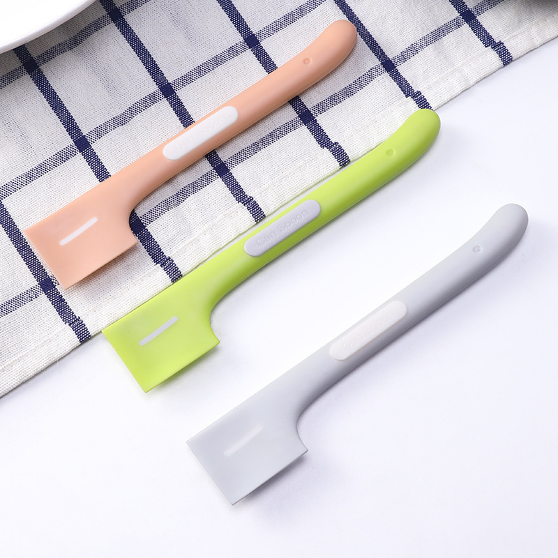 Manufacturer wholesale TPR pink green grey cat pet canning spoon