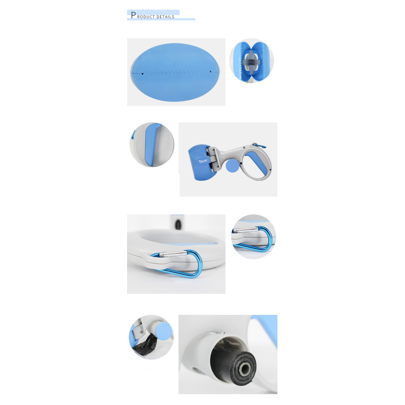 Manufacturer wholesale plastic pet dog poop scooper with dispenser poop bag