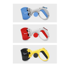 Manufacturer wholesale plastic pet dog poop scooper with dispenser poop bag