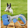 Manufacturer wholesale plastic pet dog poop scooper with dispenser poop bag