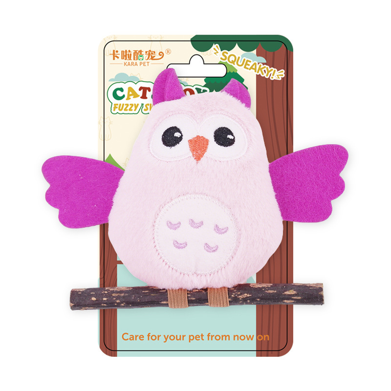 Wholesale Plush Wood Stick Catnip Cat Toys for Indoor Cats