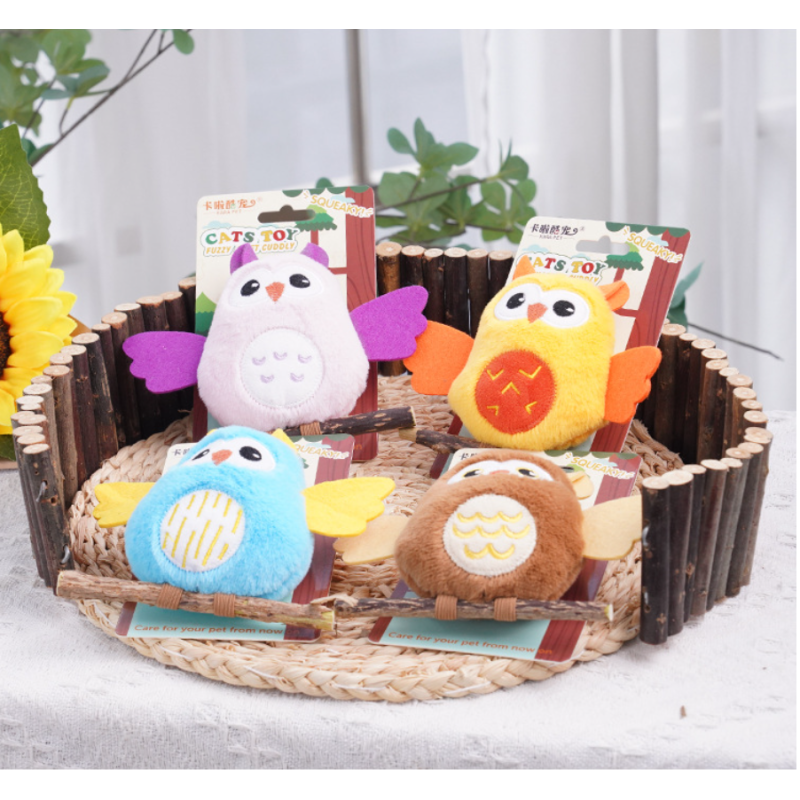 Wholesale Plush Wood Stick Catnip Cat Toys for Indoor Cats