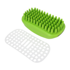 Wholesale Soft TPR Grooming Cat Dog Bath Brush