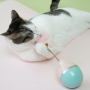 Manufacturer wholesale pink cat feather toys tumbler shape