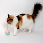 Manufacturer wholesale pink cat feather toys tumbler shape