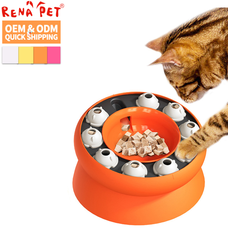 Wholesale Round Washable Food Feeder Cat Puzzle Toy