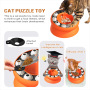 Wholesale Round Washable Food Feeder Cat Puzzle Toy