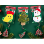 Wholesale Custom Logo Plush Catnip Christmas Cat Toy