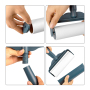 Manufacturer Wholesale Dog Cat Pet Hair Remover Roller pink Blue Grey