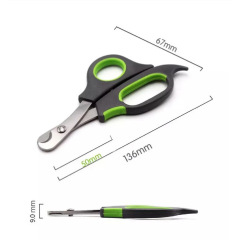 Manufacturer wholesale black dog cat nail clippers