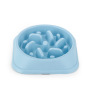 Manufacturer wholesale packed in color box portable plastic slow feeder dog bowl