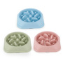 Manufacturer wholesale packed in color box portable plastic slow feeder dog bowl
