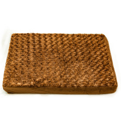 Manufacturer wholesale washable non-slip bottom short plush dog cushion bed