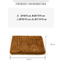 Manufacturer wholesale washable non-slip bottom short plush dog cushion bed