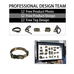 Manufacturer wholesale adjustable cheap pet product dog collar camouflage