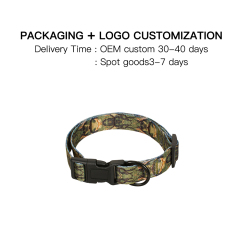 Manufacturer wholesale adjustable cheap pet product dog collar camouflage