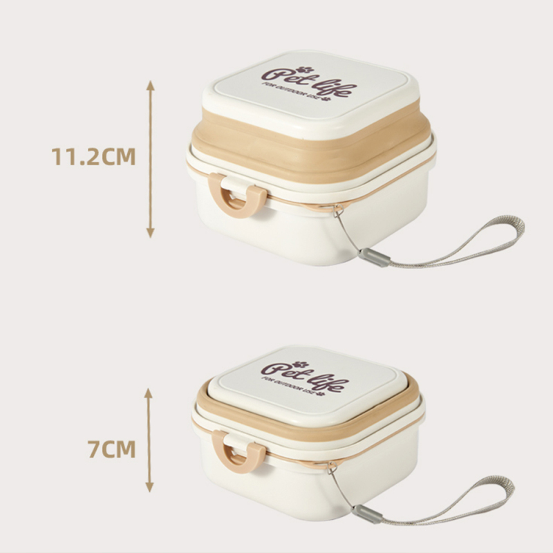 Manufacturer wholesale outdoor travel foldable collapsible dog two bowls
