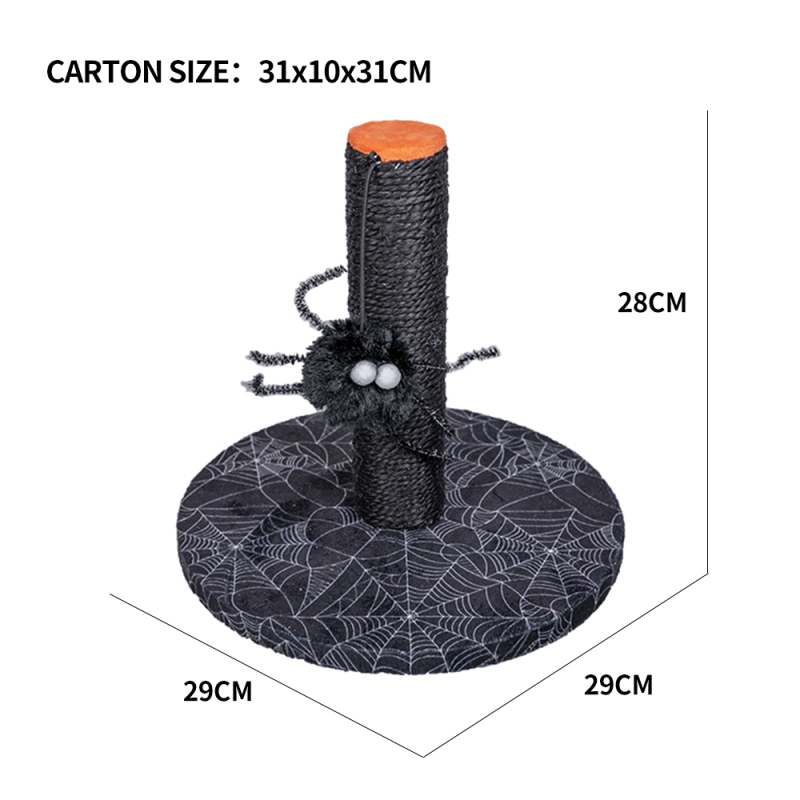 Manufacturer Wholesale Halloween Design Sisal Cat Scratcher Post