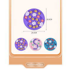 Manufacturer wholesale blue purple pink grey dog smart feeder toy