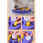 Manufacturer wholesale blue purple pink grey dog smart feeder toy
